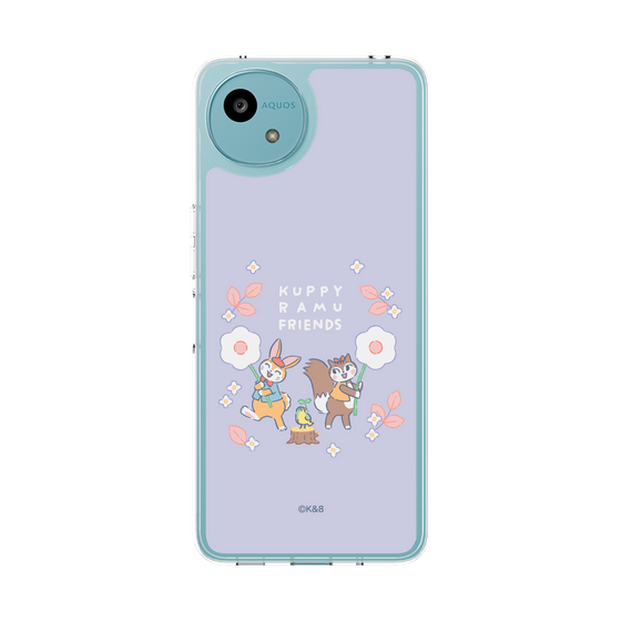 スリムプロテクションケース［ クピラムフレンズ - フラワー ］
