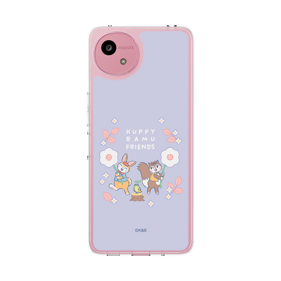 スリムプロテクションケース［ クピラムフレンズ - フラワー ］