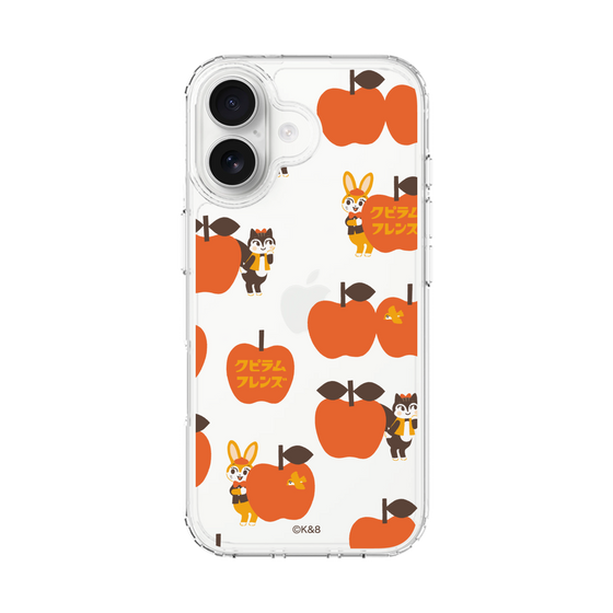 スリムプロテクションケース［ クピラムフレンズ - アップル ］