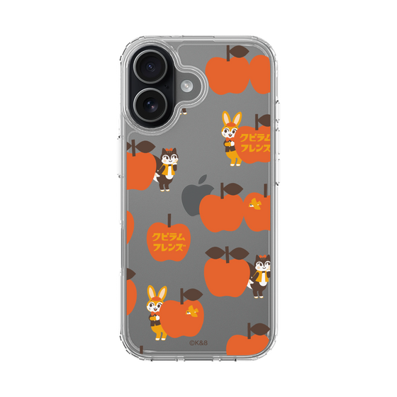 スリムプロテクションケース［ クピラムフレンズ - アップル ］