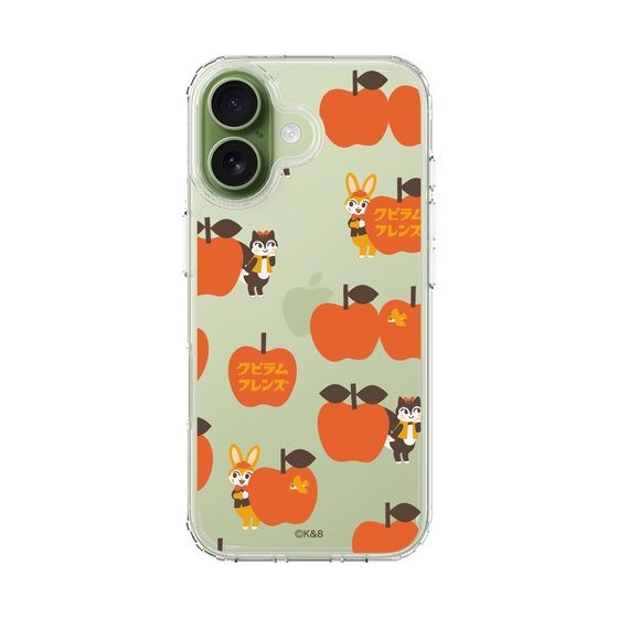 スリムプロテクションケース［ クピラムフレンズ - アップル ］