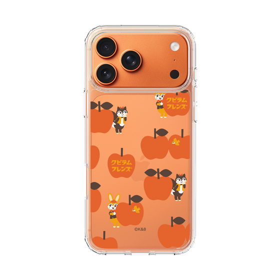 スリムプロテクションケース［ クピラムフレンズ - アップル ］