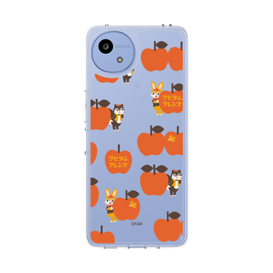 スリムプロテクションケース［ クピラムフレンズ - アップル ］