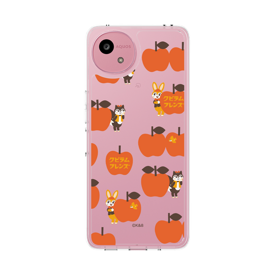 スリムプロテクションケース［ クピラムフレンズ - アップル ］