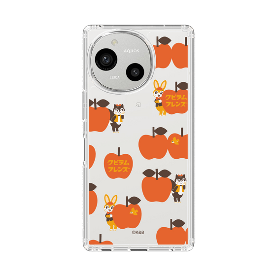 スリムプロテクションケース［ クピラムフレンズ - アップル ］