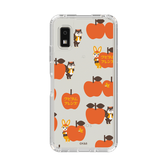 スリムプロテクションケース［ クピラムフレンズ - アップル ］