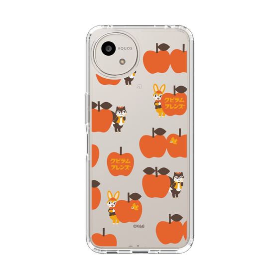 スリムプロテクションケース［ クピラムフレンズ - アップル ］