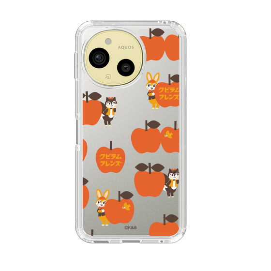 スリムプロテクションケース［ クピラムフレンズ - アップル ］