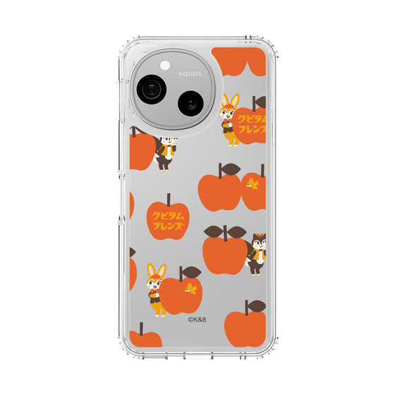 スリムプロテクションケース［ クピラムフレンズ - アップル ］