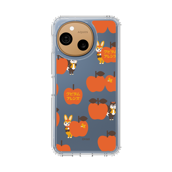 スリムプロテクションケース［ クピラムフレンズ - アップル ］