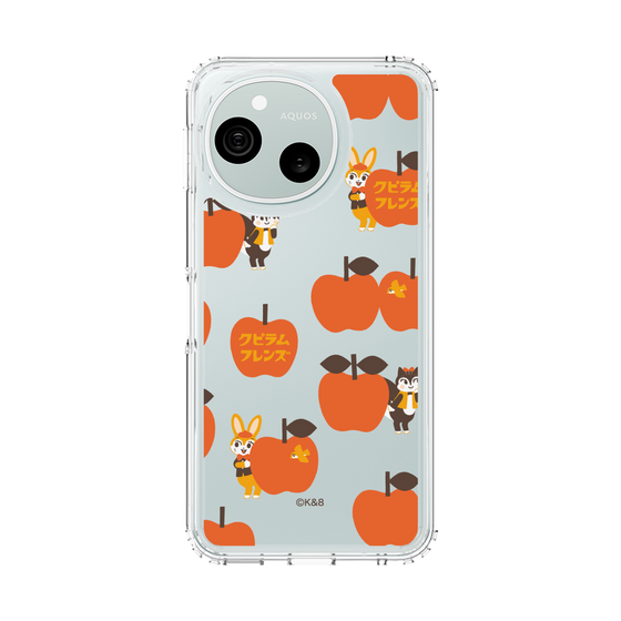 スリムプロテクションケース［ クピラムフレンズ - アップル ］