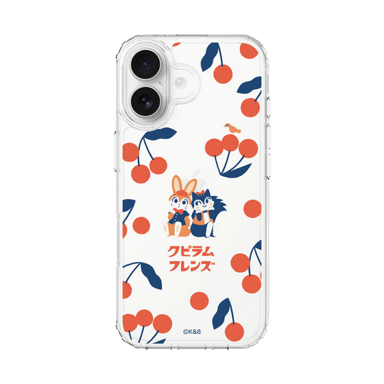 スリムプロテクションケース［ クピラムフレンズ - チェリー ］