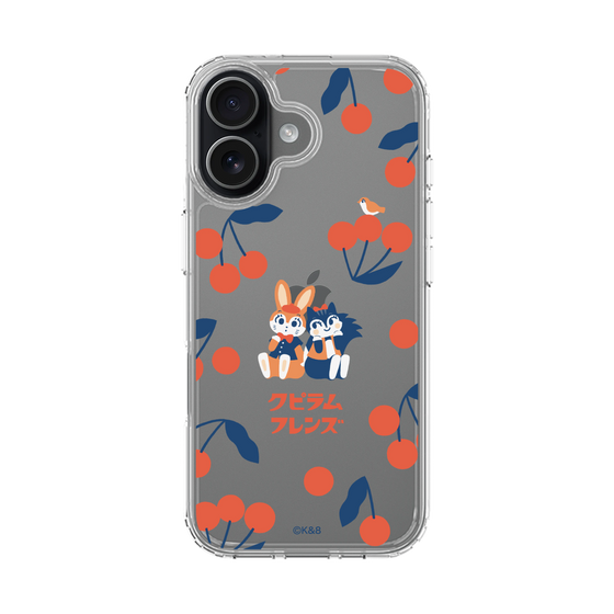 スリムプロテクションケース［ クピラムフレンズ - チェリー ］