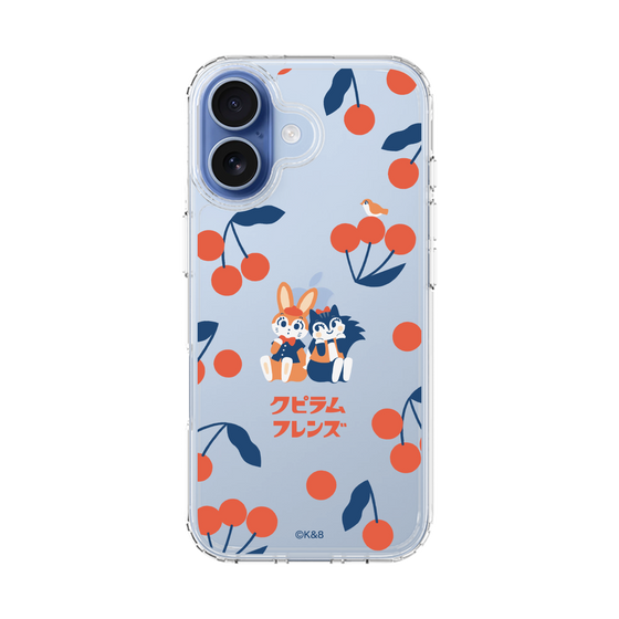スリムプロテクションケース［ クピラムフレンズ - チェリー ］