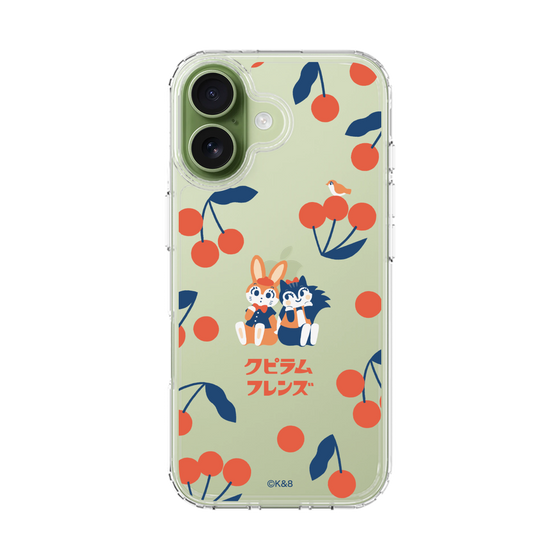 スリムプロテクションケース［ クピラムフレンズ - チェリー ］