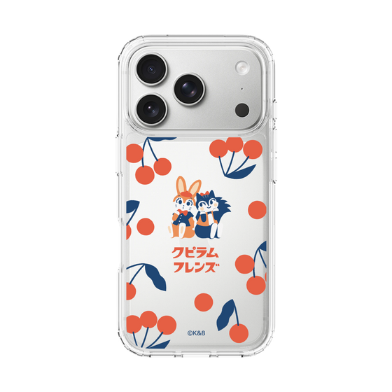 スリムプロテクションケース［ クピラムフレンズ - チェリー ］