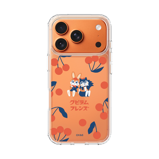 スリムプロテクションケース［ クピラムフレンズ - チェリー ］