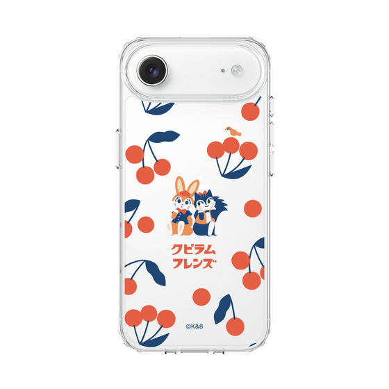 スリムプロテクションケース［ クピラムフレンズ - チェリー ］