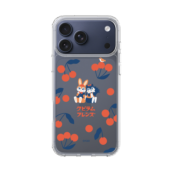 スリムプロテクションケース［ クピラムフレンズ - チェリー ］