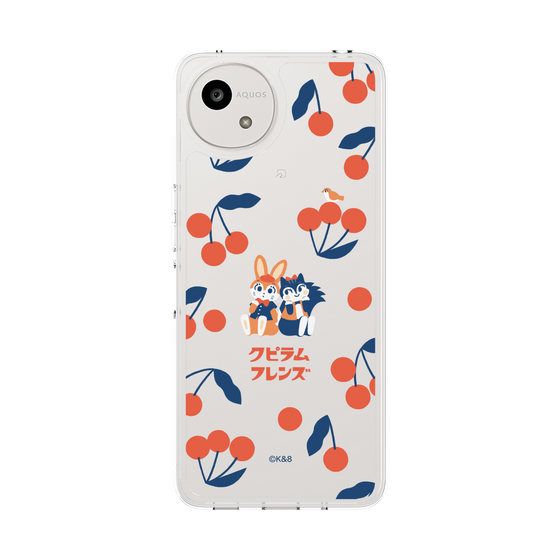 スリムプロテクションケース［ クピラムフレンズ - チェリー ］