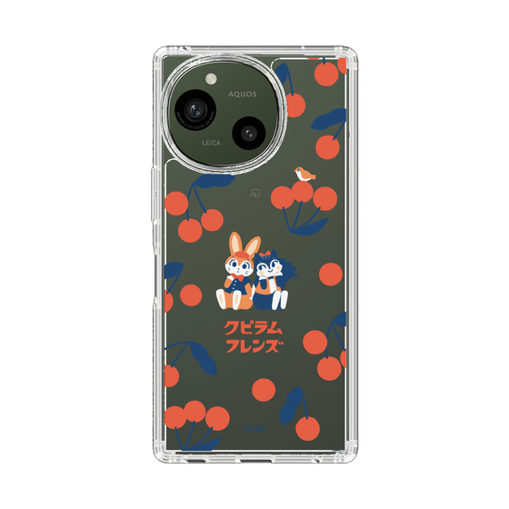 スリムプロテクションケース［ クピラムフレンズ - チェリー ］