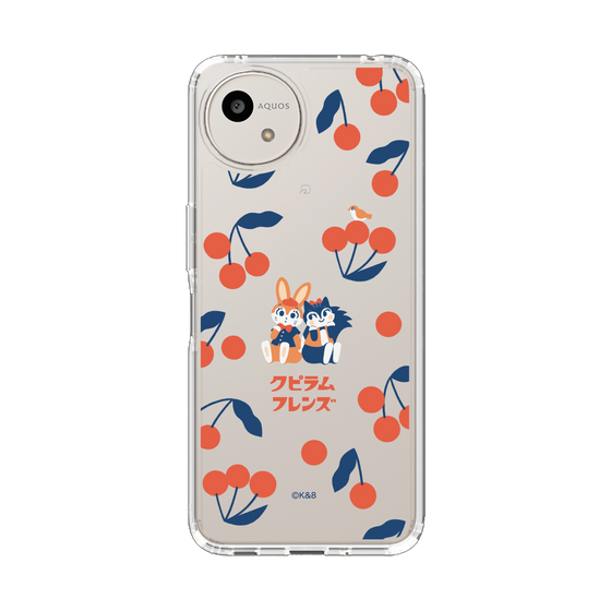 スリムプロテクションケース［ クピラムフレンズ - チェリー ］