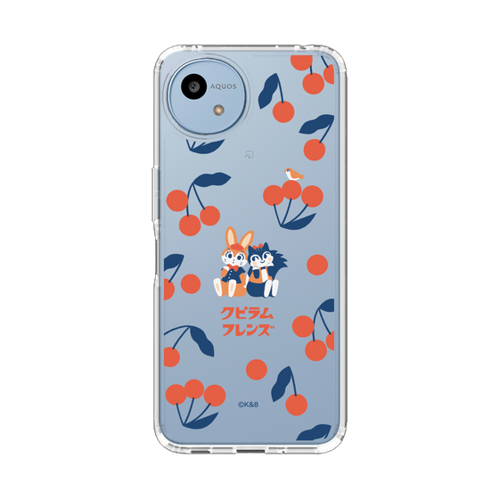 スリムプロテクションケース［ クピラムフレンズ - チェリー ］