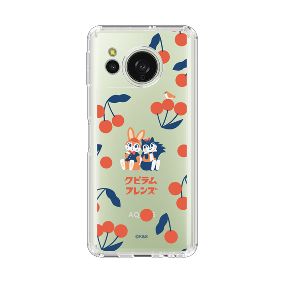 スリムプロテクションケース［ クピラムフレンズ - チェリー ］