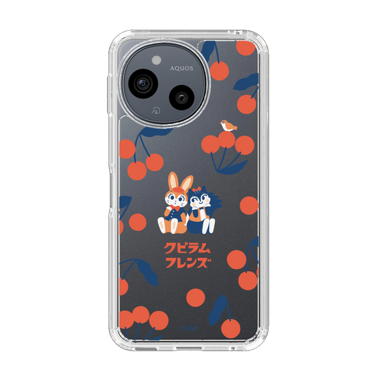 スリムプロテクションケース［ クピラムフレンズ - チェリー ］