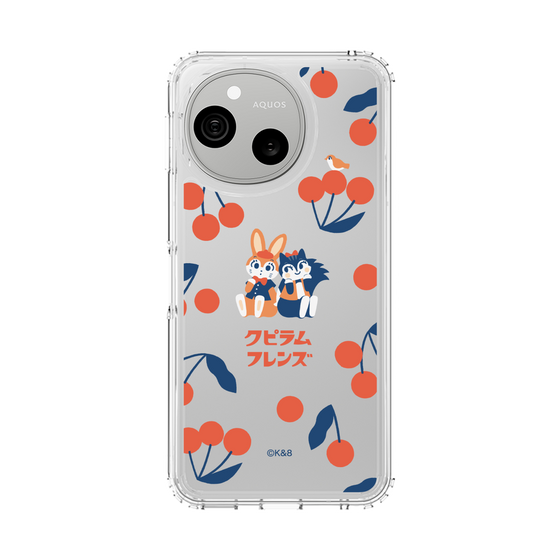 スリムプロテクションケース［ クピラムフレンズ - チェリー ］