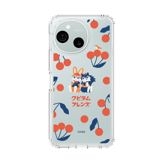 スリムプロテクションケース［ クピラムフレンズ - チェリー ］
