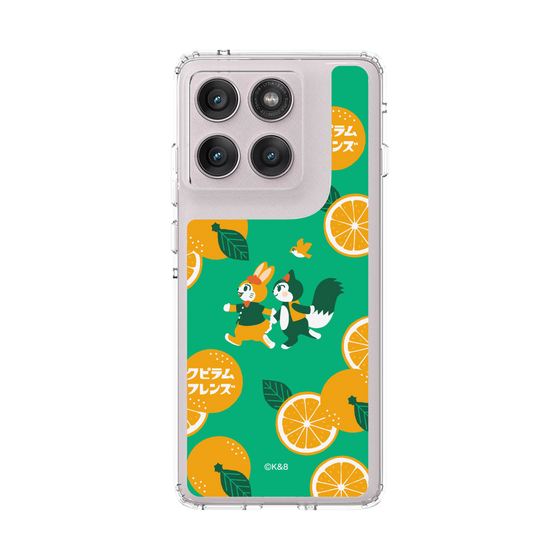 スリムプロテクションケース［ クピラムフレンズ - オレンジ ］