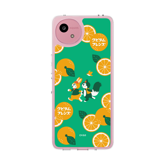 スリムプロテクションケース［ クピラムフレンズ - オレンジ ］