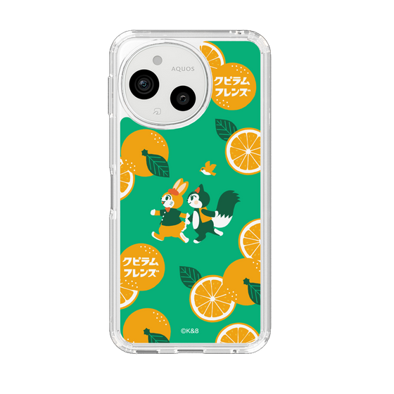 スリムプロテクションケース［ クピラムフレンズ - オレンジ ］