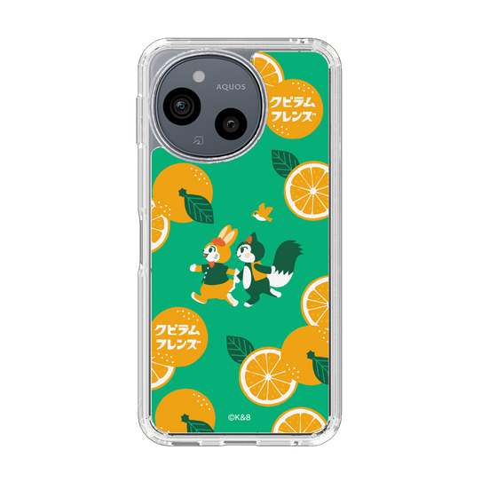 スリムプロテクションケース［ クピラムフレンズ - オレンジ ］