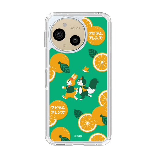 スリムプロテクションケース［ クピラムフレンズ - オレンジ ］