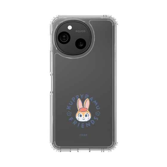 スリムプロテクションケース［ クピラムフレンズ - ロゴ - クッピー ］