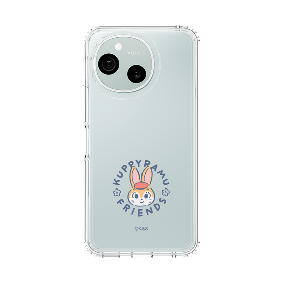 スリムプロテクションケース［ クピラムフレンズ - ロゴ - クッピー ］