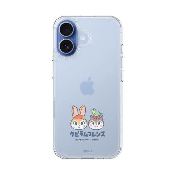 スリムプロテクションケース［ クピラムフレンズ - ロゴ - 仲良し ］