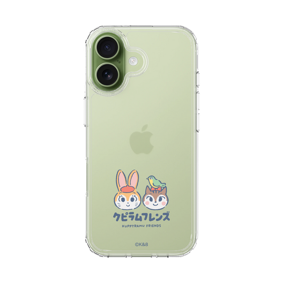 スリムプロテクションケース［ クピラムフレンズ - ロゴ - 仲良し ］