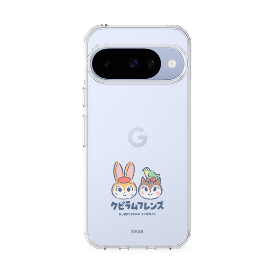 スリムプロテクションケース［ クピラムフレンズ - ロゴ - 仲良し ］