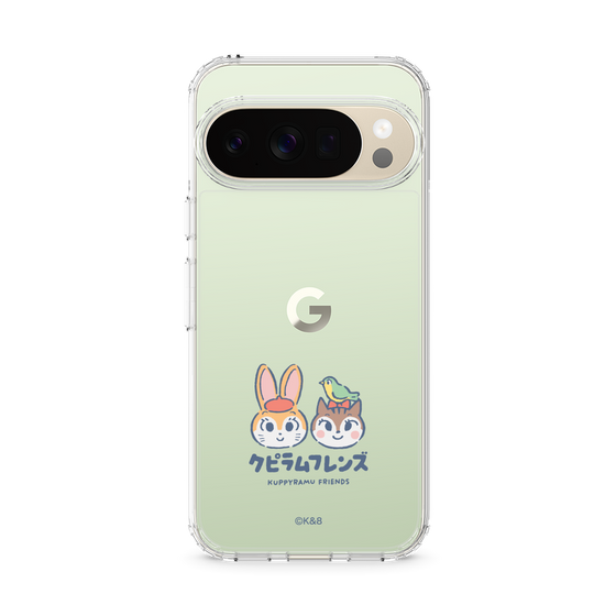 スリムプロテクションケース［ クピラムフレンズ - ロゴ - 仲良し ］