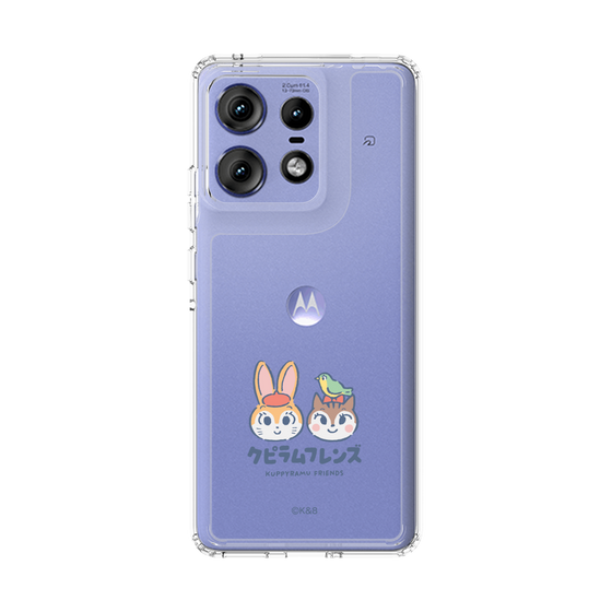 スリムプロテクションケース［ クピラムフレンズ - ロゴ - 仲良し ］