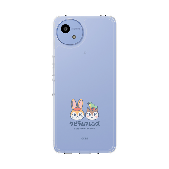 スリムプロテクションケース［ クピラムフレンズ - ロゴ - 仲良し ］