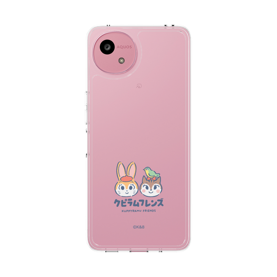 スリムプロテクションケース［ クピラムフレンズ - ロゴ - 仲良し ］