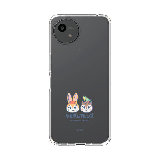 スリムプロテクションケース［ クピラムフレンズ - ロゴ - 仲良し ］