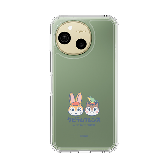 スリムプロテクションケース［ クピラムフレンズ - ロゴ - 仲良し ］