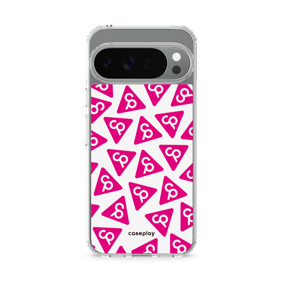 スリムプロテクションケース［ オリジナル - CASEPLAYロゴマーク - ピンク ］