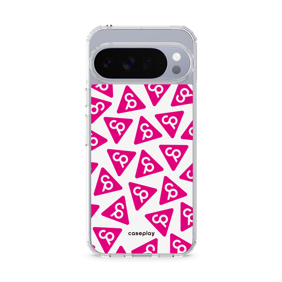 スリムプロテクションケース［ オリジナル - CASEPLAYロゴマーク - ピンク ］
