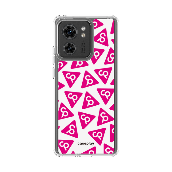 スリムプロテクションケース［ オリジナル - CASEPLAYロゴマーク - ピンク ］
